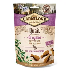 Carnilove Dog skanėstas Quail with Oregano 200g.