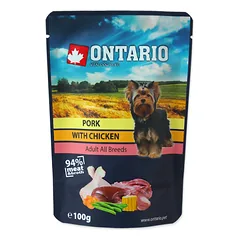 Ontario Kiauliena su Vištiena sultinyje 100g