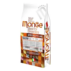 Monge Natural Superpremium All Breeds Puppy & Junior Salmon & Rice sausas maistas šuniukams