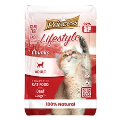 PRINCESS Lifestyle šlapias ėdalas katėms su jautiena, 100g