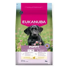 Eukanuba Life Care Puppy sausas maistas didelių veislių šuniukams su vištiena, L, 3 kg
