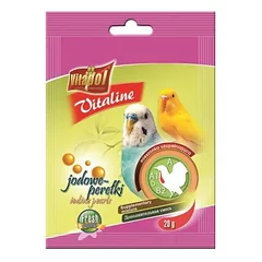 Vitapol Vitaline Iodine Pearls papildomas maistas banguotiems papūgėlėms, 20 g