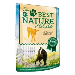 Best Nature Cat Adult drėgnas maistas katėms, ekonominė pakuotė 32 x 85 g, 80 - 99 g — 2 nuotrauka