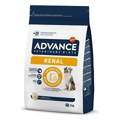 Advance Vet Dog Renal veterinarijos dietinis sausas maistas šunims su inkstų nepakankamumu, 3 kg