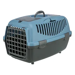 Trixie Capri transportavimo boksas-dėžė augintiniams, XS-S dydžio, tamsiai pilkas su mėlynu