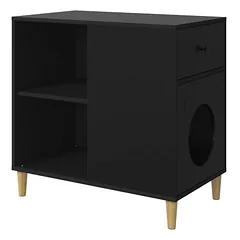 Prolenta Premium namelis katėms, 72 x 42,5 x 70 cm, balta, mediena — 2 nuotrauka