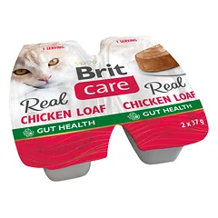 BRIT Care Cat Real Chicken Loaf 2x37g vištienos paštetas katėms