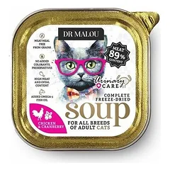 Dr Malou Cat liofilizuota sriuba su vištiena ir spanguolėmis šlapimo takų priežiūrai katėms 12 g — 4 nuotrauka