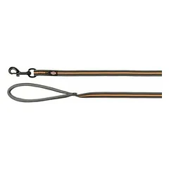 Trixie Fusion Tracking Leash M-XL (10 m / 17 mm), Graphite / Papaya