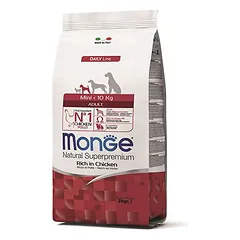 Monge Mini Adult sausas maistas šunims su vištiena