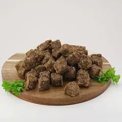 BluePet minkšti kubeliai 99% mėsos šunims 200 g, įvairių rūšių skanėstai — 2 nuotrauka