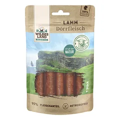 WILDES LAND lamb dried meat vytintos ėrienos skanėstai šunims, 7 vnt.