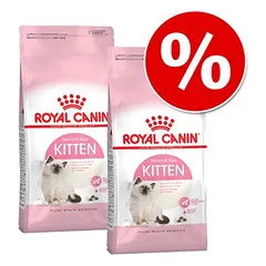 Royal Canin Kitten sausas maistas kačiukams, ekonominė pakuotė 2 x 10 kg / 4 kg