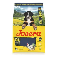 Josera Kids sausas pašaras jauniems šunims su paukštiena, 3 kg