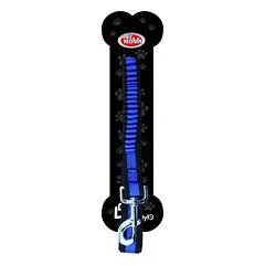 PET NOVA Bungee pavadėlis 2,5 cm x120-180 cm mėlynas