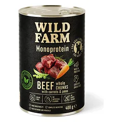 Wild Farm Monoprotein Beef 400g hipoalerginis maistas šunims