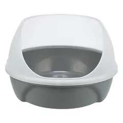 Trixie Simao Cat Litter Tray High Rim kačių tualetas su aukštu kraštu, pilka, 58 x 48 x 30 cm — 2 nuotrauka