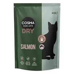 Cosma Extruded su lašiša, sausas maistas katėms, 1,5 - 2,9 kg — 5 nuotrauka