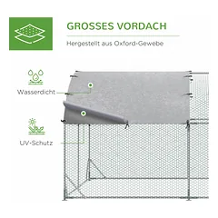 Lauko voljeras 280 × 380 × 197 cm — 5 nuotrauka