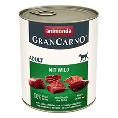 Animonda GranCarno Dog laukinė mėsa 800 g parduotuvėje zooprekes24.lt