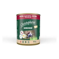 Christopherus meniu 6 x 800 g, drėgnas maistas šunims — 1 nuotrauka