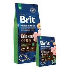 Brit Premium by Nature Adult XL sausas maistas šunims - Pet24