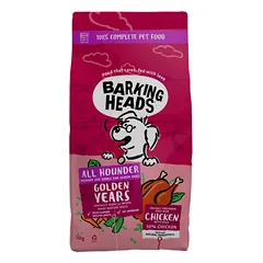 BARKING HEADS Golden Years pašaras šunims su vištiena 12kg