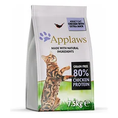 Applaws Cat Adult su vištiena ir antiena, sausas maistas katėms 7,5 kg