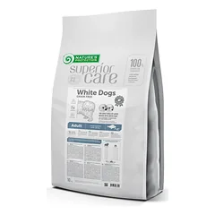 Nature's Protection Superior Care suaugusių didelių veislių balto kailio šunų pašaras su balta žuvimi, 10 kg — 2 nuotrauka
