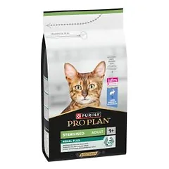 Purina Pro Plan Sterilised Adult 1+ Renal Plus Sausas pašaras suaugusioms sterilizuotoms katėms, su triušiena, 10 kg
