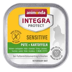 Animonda Cat lėkštutė Integra Protect Adult Sensible 16 x 100 g drėgnas maistas katėms — 2 nuotrauka