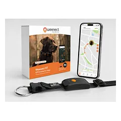 Weenect XT Black GPS sekiklis šunims (su antkakliu) — 1 nuotrauka
