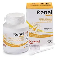 Candioli Renal Combi milteliai inkstų funkcijai, šunims ir katėms