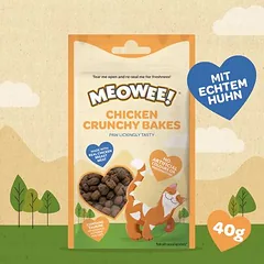 Meowee! Chicken Crunchy Bakes, skanėstai katėms — 2 nuotrauka