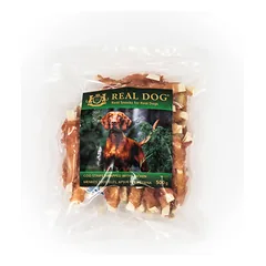 Real Dog Snacks Cod Strips Wrapped With Chicken 500 g parduotuvėje ramiosblusos.lt