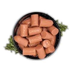 ALPHA SPIRIT Realfood dūmo kvapo pjaustytos dešrelės 400g 6vnt — 2 nuotrauka