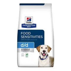 Hill's Prescription Diet Canine d/d Duck & Rice sausas pašaras šunims, 4 kg - Pet24