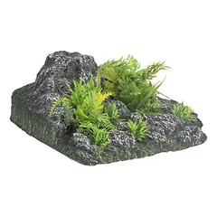 Flamingo Aquarium Dekoration Condroz Felsen + Pflanze Winkel