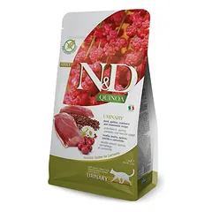 Farmina N&D Quinoa Urinary be grūdų sausas dietinis maistas katėms su antimi ir bolivine ramune, 5 kg