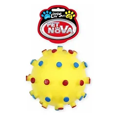 PETNOVA žaislas cypiantis spygliuotas kamuolys 12cm 2vnt
