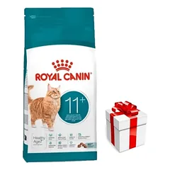 ROYAL CANIN Ageing Senior 11+ 4 kg sauso kačių ėdalo brandžioms vyresnėms nei 11 metų katėms + Staigmena katei
