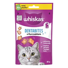 WHISKAS Dentabites 40 g dantų gydymo priemonė suaugusioms katėms
