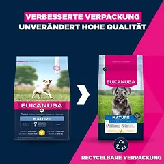 Eukanuba Premium Nutrition Mature Small Breed su vištiena, sausas maistas šunims, 3 - 4,9 kg — 3 nuotrauka