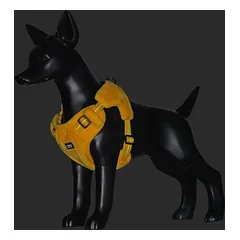 Rukka petnešos Tiny, geltonos, Vidutiniams 11–25 kg — 5 nuotrauka