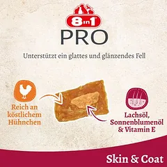 8in1 Fillets Pro Skin & Coat 80 g skanėstai šunims — 4 nuotrauka