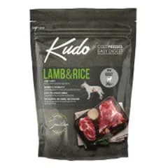 Kudo Lamb & Rice Mini Adult sausas pašaras su ėriena ir ryžiais šunims