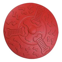 Flamingo guminis skraidantis diskas - šunų žaislas, Zielony / 22cm — 2 nuotrauka