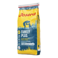Josera Family Plus. Visavertis pašaras nėščioms ir žindančioms kalėms bei ir šuniukams iki 8 sav. 15kg.