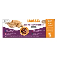 IAMS Delights MP SEA JLY konservuotas maistas katėms, 48×85 g