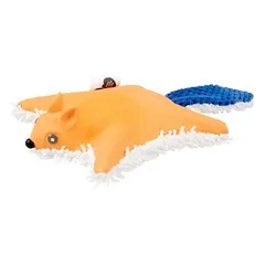 Duvo+ Hundespielzeug Eichhörnchen Plüsch/Latex orange/blau